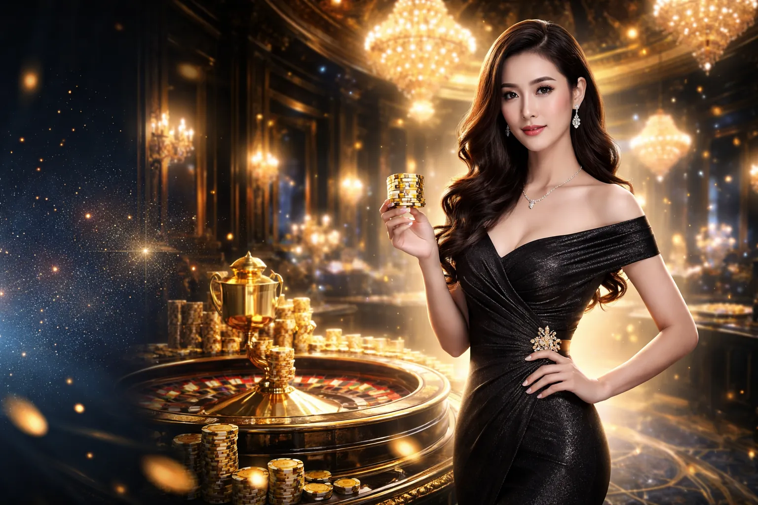 Hình ảnh banner M88 với các trò chơi cá cược và khuyến mãi hấp dẫn